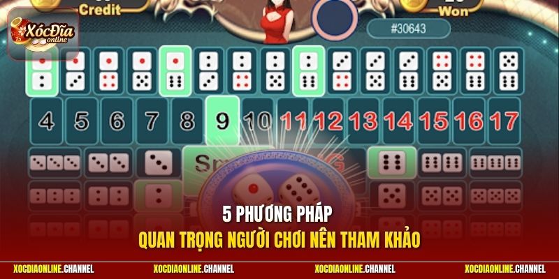 5 phương pháp quan trọng người chơi nên tham khảo