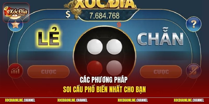 Các phương pháp soi cầu phổ biến nhất cho bạn